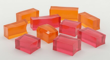 Fototapeta premium Amber & Ruby Translucence