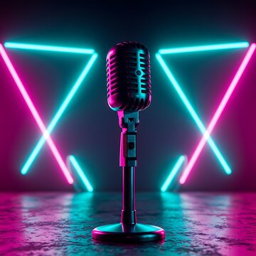 Neon Pulse: Mic Drop