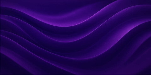 Fototapeta premium A smooth flowing purple silk and satin fabric background with soft abstract waves and a light pink violet texture design creating a luxurious velvet cloth wallpaper backdrop