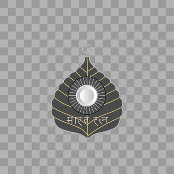 Bharat Ratna award illustration with elegant design and prestigious symbolism vector poster