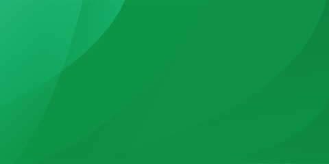 Fototapeta premium Green Abstract Background With Smooth Curves And Soft Gradient Layers For Design And Eco Themes eps10