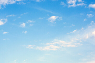 Fototapeta premium White clouds in blue sky