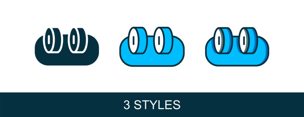 Filled outline Sushi icon isolated on white background. Traditional Japanese food. Vector © Iryna