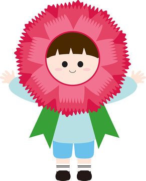 카네이션탈을 쓴 아이