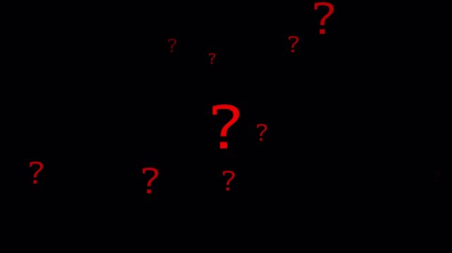 Question mark animation Quiz trivia game competition question mark frame for quizzes and FAQs Question mark symbol Answer question Examination test in transparent background in 4K animation