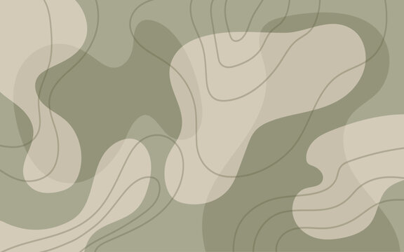 Abstract camouflage vector background,  Topographic line art pattern for outdoor apparel and military design