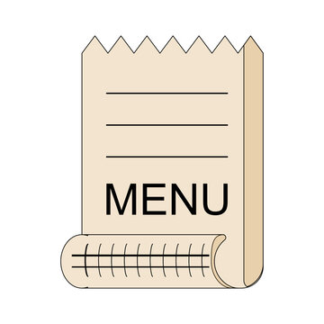 Menu Scroll Vector