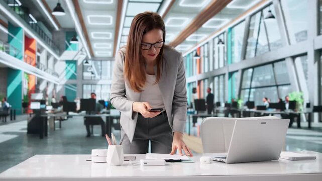 Office Employee Quietly Steals Secret Business Documents During Work