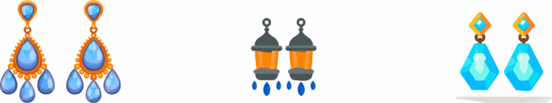 Elegant Tear Drop Earrings: Crystal Clear Drops of Water