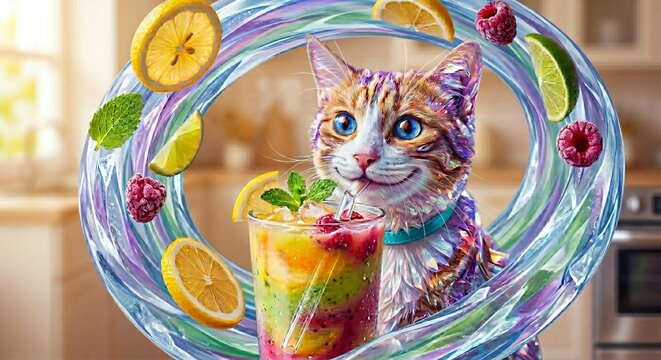 The Rainbow Tabby and the Flavor Wormhole