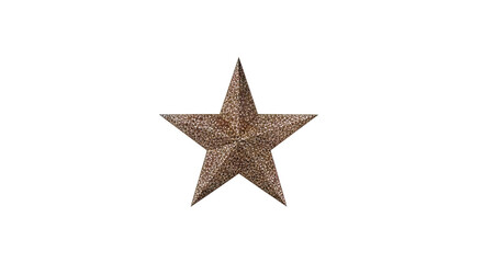 Obraz premium Gold Glitter Star Ornament