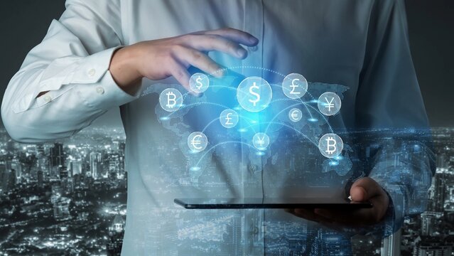 Global currency exchange enables seamless money transfer through currency, exchange, and global systems for decentralized international financial connection Marrow