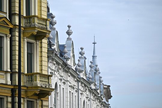 Ancient architecture in Liepaja.