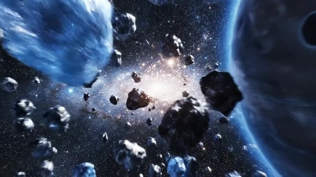 Magnificent intergalactic voyage traversing deep cosmic nebulae and radiant celestial stars revealing the infinite beauty of the majestic universe in a stunning astronomical dreamscape