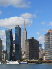Obraz premium American Copper Buildings and Empire State Building