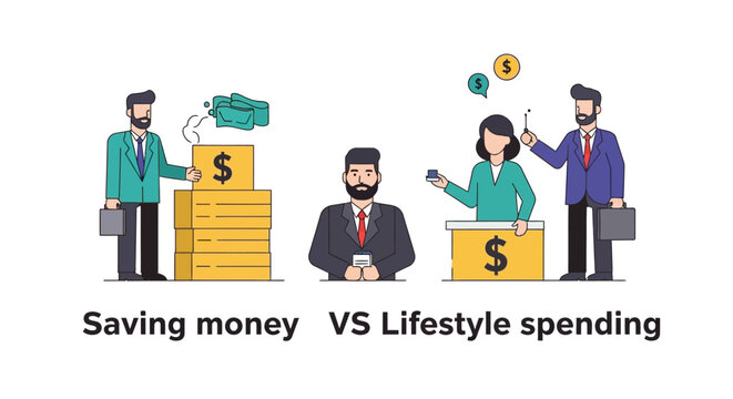 Navigating Personal Finance The Essential Decision Between Prudent Money Saving and Everyday Lifestyle Expenditure
