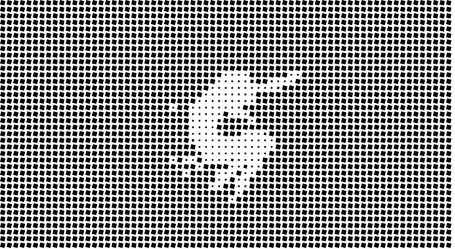 A black and white image of a mesh screen