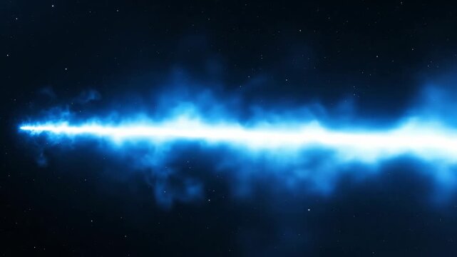 Electricity glowing blue light energy.