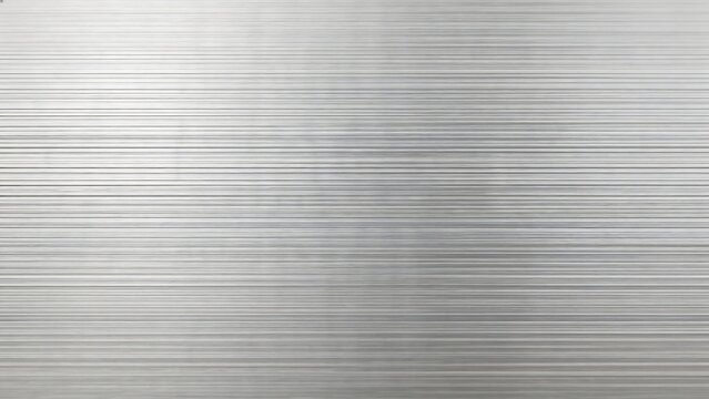 Metallic Surface With Horizontal Lines