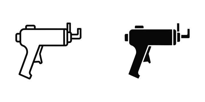 Comparison of a standard and a suppressed firearm silhouette design