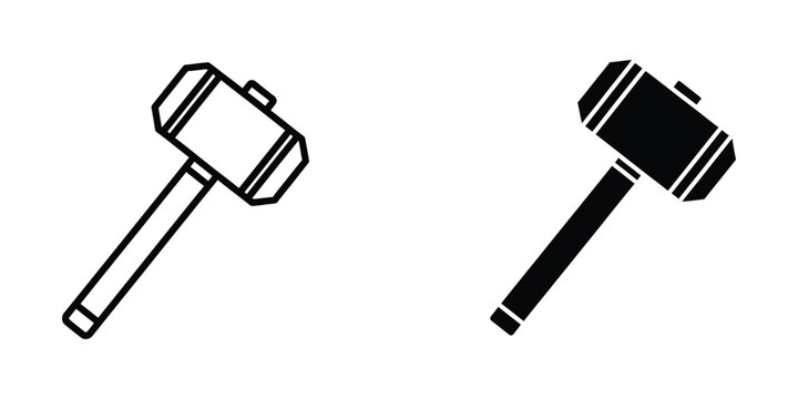 Contrast between a traditional and a modernized judicial gavel illustration.