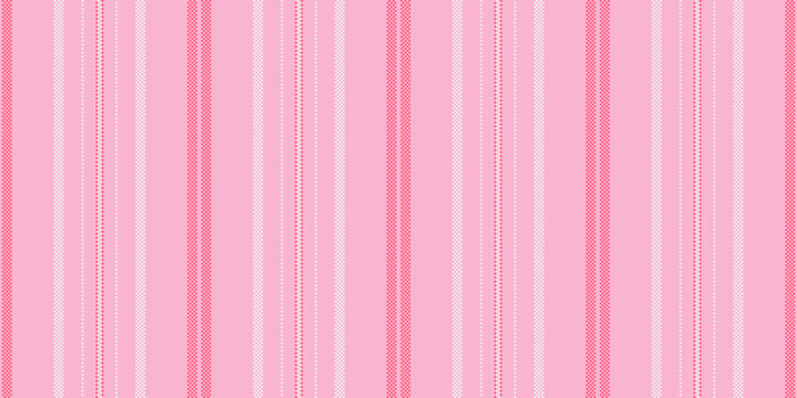 Order seamless stripe texture, ribbon textile background lines. Present vector fabric pattern vertical in light and white colors.