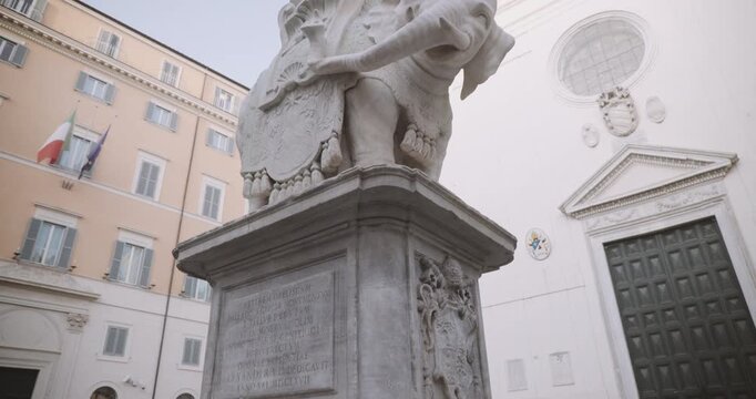 Obelisk of Minerva in Piazza della Minerva in Rome.