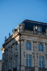 Obraz premium Old Building With Ornate Decorations. Impressive Display Scene