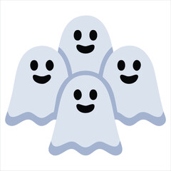 Fototapeta premium Illustration Vector Graphic of Ghost Genre Category Icon isolated vector illustration on white background