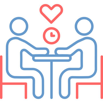 Speed Dating Vector Icon