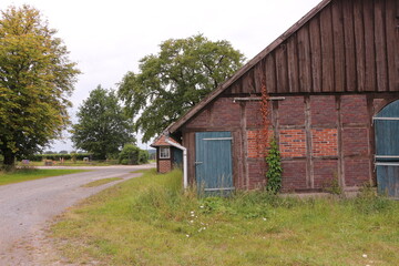 Fototapeta premium Historischer Bauernhof in Wickede an der Ruhr 