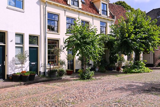 Blick in die Altstadt von Harderwijk in der Niederl&auml;ndischen Provinz Gelderland	