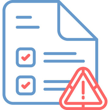 Compliance Risk Vector Icon