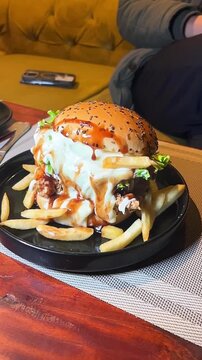 Cheesy Zinger Burger