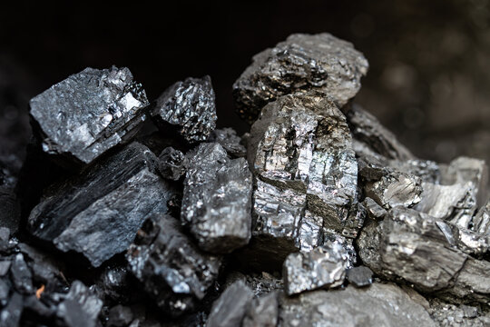black coal for heating. Black charcoal texture background. Close-up