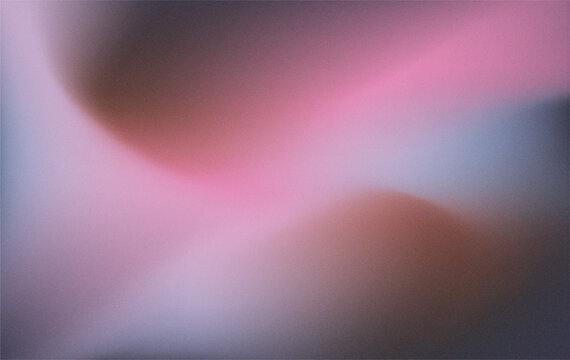 Abstract soft pink gradient background with grain texture, blurred pastel modern design