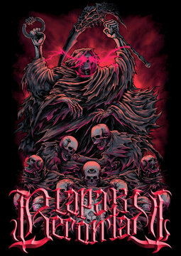 zombie hand with blood