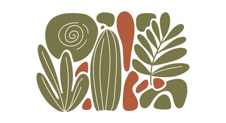 A fresh, organic cactus stands in the desert like a healthy green vegetable, looking as ripe and natural as a raw cucumber or a vegetarian ingredient isolated against the bright white light © nisrinaicca