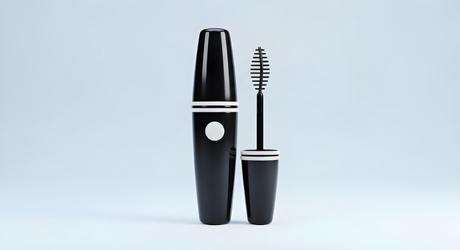 A 3D mascara in elegant, minimalist, glossy black packaging. Featuring a precision brush applicator, it instantly creates curled, voluminous, and dramatic lashes.