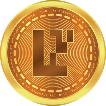 eigen layer-eigen cryptocurrency drawings on abstract background. 3d illustrations.
