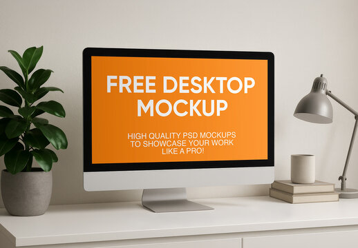 Desktop Screen Mockup