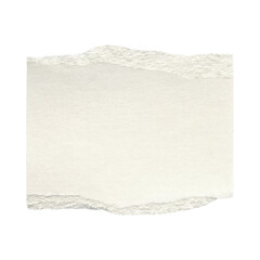 Obraz premium Torn paper, ripped edge, white background texture, rough tear isolated on Transparent Background