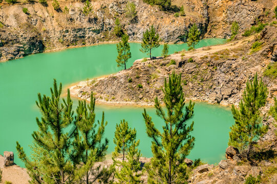 Lagoa de Maiorca - Mallorca Lagoon old quarry near Figueira da Foz city, Coimbra district in Portugal