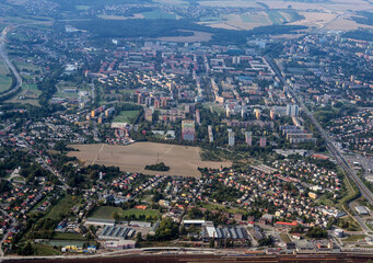 Fototapeta premium Svinov borough and municipal part of Ostrava city, Czech Republic