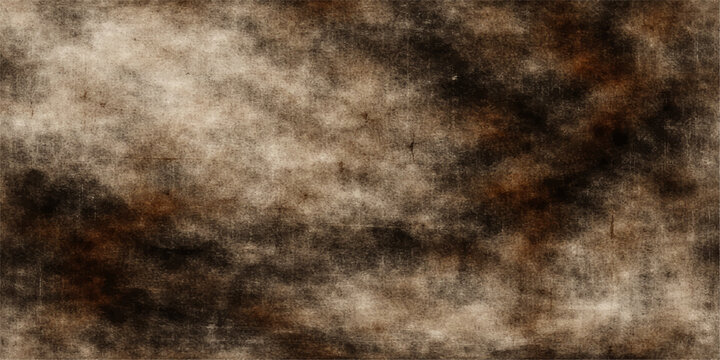 A dark vintage wallpaper design featuring a brown fur texture background with aged grunge patterns and a textured antique color backdrop