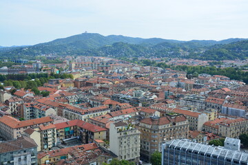 Obraz premium イタリア トリノのモーレ・アントネッリアーナ（国立映画博物館）