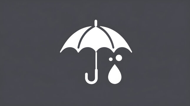 a colorful umbrella used as protector from heavy rain