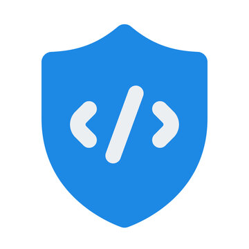 Shield Flat Icon Vector, Colorful Coding and Programming Symbol for Developer and Web Design Concept