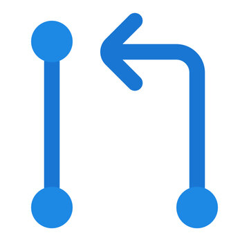 Merge Flat Icon Vector, Colorful Coding and Programming Symbol for Developer and Web Design Concept