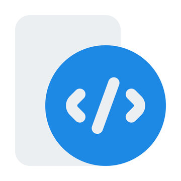 Mobile Development Flat Icon Vector, Colorful Coding and Programming Symbol for Developer and Web Design Concept
